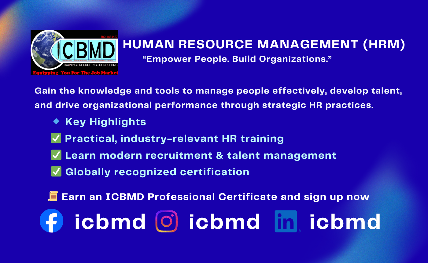 CERTIFIED HUMAN RESOURCES MANAGEMENT (C-HRM)
