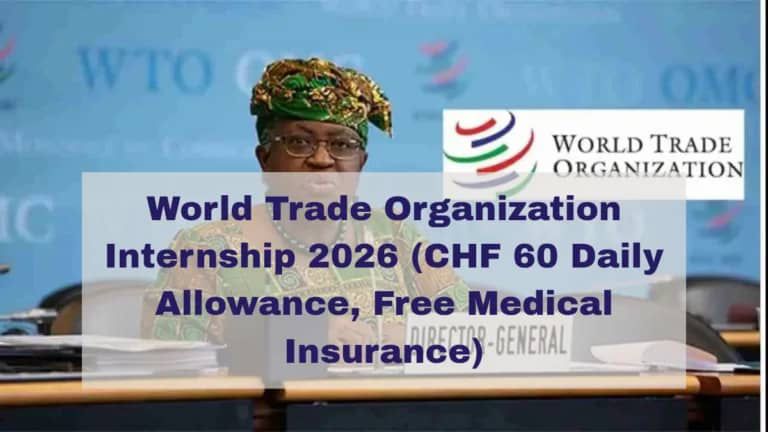 World Trade Organization (WTO) Internship Programme 2026